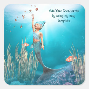 kleine zeemeermin 1 Sticker