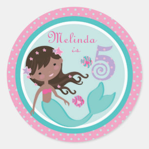 Kleine Zeemeermin Sticker AA 5B