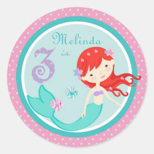 Kleine Zeemeermin Sticker Auburn 3