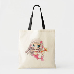 Kleine zeemeermin tote bag