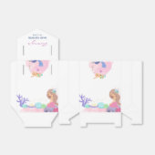 Kleine zeemeerminnende Baby shower Bedankdoosjes (Uitgevouwen)