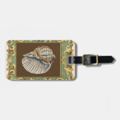 Kleine Zeemeerminnenschelpen Bagagelabel (Voorkant horizontaal)