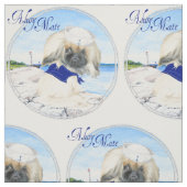 Kleine Zeiler Pekingees Stof (Swatch)