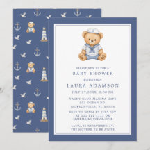 Kleine Zeiler Teddybeer Nautilus Baby Shower
