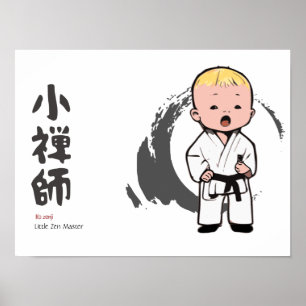 Kleine Zen Meester Poster