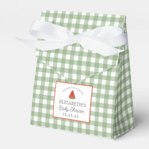 Kleine zoete Watermeloen Baby Shower  Bedankdoosjes