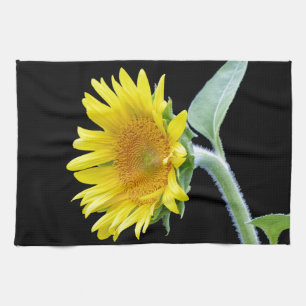 Kleine zonnebloem theedoek