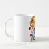 Kleine Zus en Bloemen Koffiemok (Links)