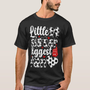 Kleine zus voetbal zus voetbalspeler zus t-shirt