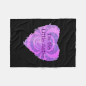 Kleine zuster fleece deken (Voorkant (Horizontaal))