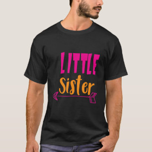 Kleine zuster Girl Aankondiging pijl Birt T-shirt