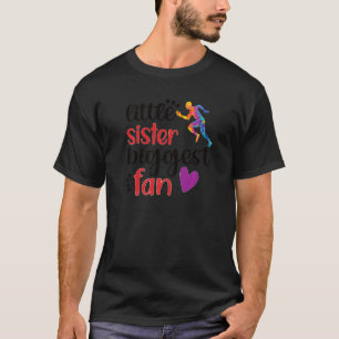Kleine zuster-grootst ventilatorspoor en veldzuste t-shirt