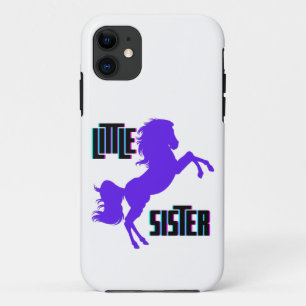 Kleine zuster Paarse Pony iPhone 11 Hoesje
