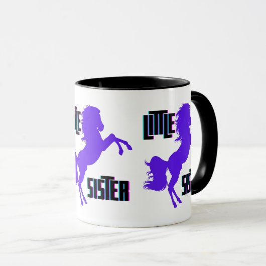 Kleine zuster Paarse Pony Mok (Voorkant rechts)