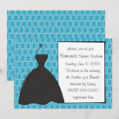 Kleine zwarte dress kaart (Voorkant / Achterkant)