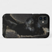 Kleine zwarte Kat Case-Mate iPhone Case (Achterkant (horizontaal))