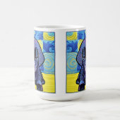 Kleine zwarte lab-paprika, zoals design koffiemok (Center)