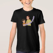 Kleiner großer Bruder Tri-Blend Shirt (Voorkant)