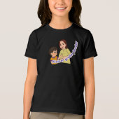 Kleiner großer Bruder Tri-Blend Shirt (Voorkant)