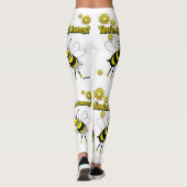 Kleiner je bent de bijen die bijen dansen leggings (Achterkant)