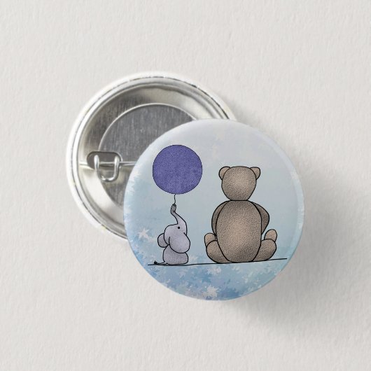 Kleiner Kerl Ronde Button 3,2 Cm (Voorkant /achterkant)