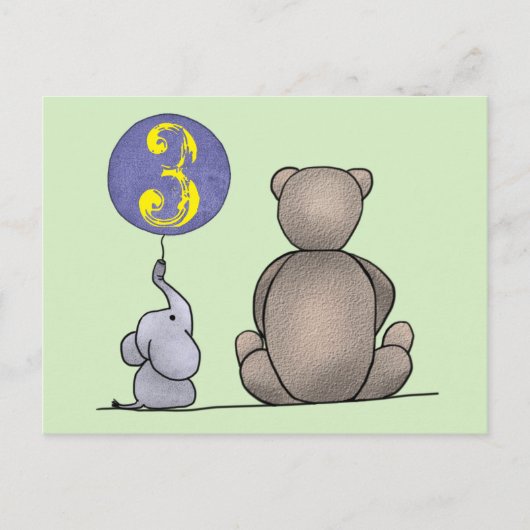 Kleiner Kerl wird 3 Briefkaart (Voorkant)