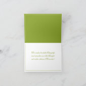Kleiner Osterhase in Landschaft, oval - Grußkarte, Bedankkaart (Binnen)