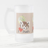 Kleiner Panda (Ailurus fulgens) Tasse Matglas Bierpul (Links)