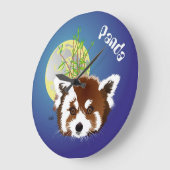 Kleiner Panda, Ailurus fulgens Uhr. Grote Klok (Hoek)