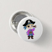kleiner Pirat Ronde Button 3,2 Cm (Voorkant /achterkant)