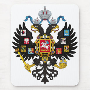 Kleiner Wapenschild van Russisch Imperium 1883 Muismat