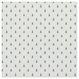 Kleinere kerstbomen op wit stof