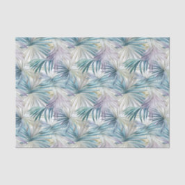 Kleinere Print Pastel Palm Leaf patroon Tissuepapier