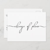 Kleinere weddenschap Verandering van het Manuscrip Aankondigingskaart (Voorkant / Achterkant)