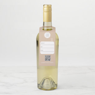 Kleinhandels Logo Fles Hanger Labels