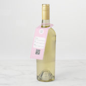Kleinhandels Logo Fles Hanger Labels (Schuin)