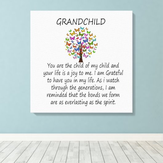 kleinkind canvas afdruk (Insitu (Houten vloer))