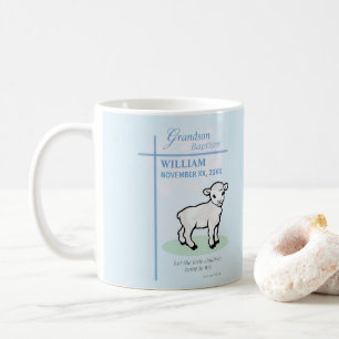 Kleinkind Doop Blau Lam Persoonlijk Koffiemok