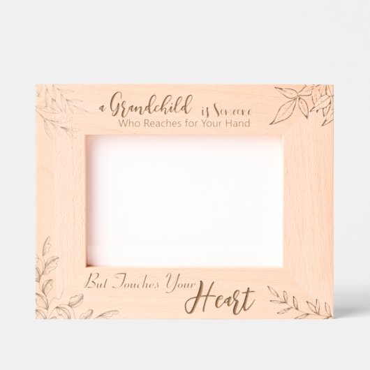 Kleinkind liefde gegraveerd raakt je hart Lijst (Voorkant)