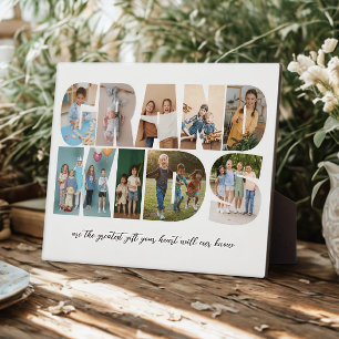 Kleinkinderen 9 Fotocollage, Cadeau voor grootoude Fotoplaat