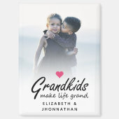 Kleinkinderen Foto Keepsake Grootouders Day Gift Magneet (Voorkant)