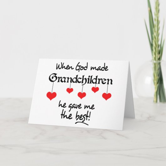 kleinkinderen kaart (Voorkant)