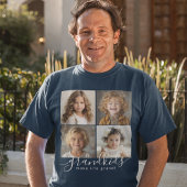 Kleinkinderen maken het leven Grand 4 Photo Collag T-shirt