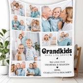 Kleinkinderen maken het leven Grand Custom 10 Phot Fleece Deken