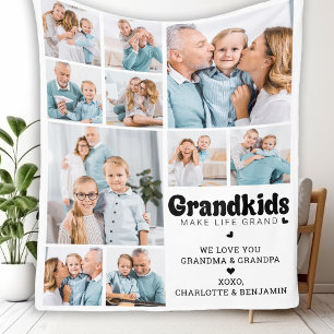 Kleinkinderen maken het leven Grand Custom 10 Phot Fleece Deken