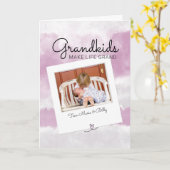 Kleinkinderen maken het leven grand Moederdag kaar Kaart (Gele Bloem)