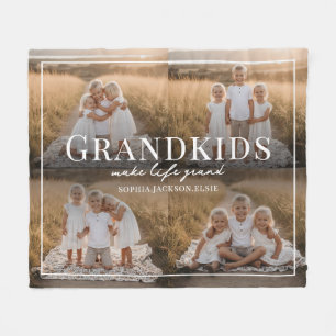 Kleinkinderen maken het leven grandioos kleinkind fleece deken