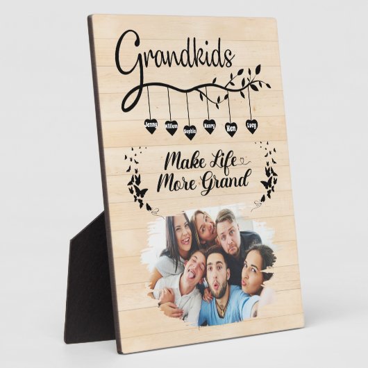 Kleinkinderen maken het leven meer Grand Custom Fa Fotoplaat (Zijkant)