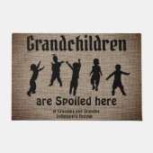 Kleinkinderen zijn hier verwend deurmat (Voorkant)