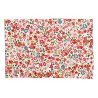 Kleinschalige bloemen, calico stijl naadloze achte kussensloop